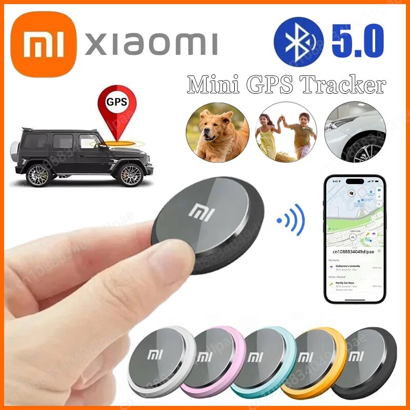 Картинки Xiaomi GPS мини-трекер анти-потерянное устройство напоминания портативная умная Bluetooth сумка кошелек домашние животные локатор слежения за автомобилем для ios Android, White