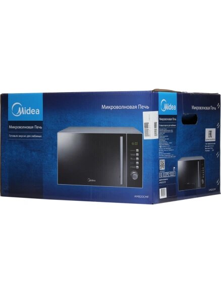 Микроволновая печь Midea AM820CMF, серебристый
