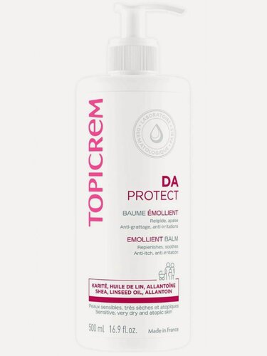 Изображение товара Топикрем АД Бальзам липидовосстанавливающий, 500 мл | TOPICREM DA PROTECT Emollient Balm