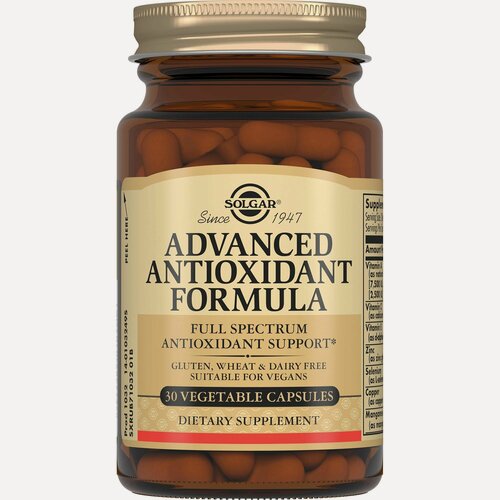 Изображение товара Антиоксидантная Формула Солгар, 30 капсул, витамины C, E, A, цинк, селен