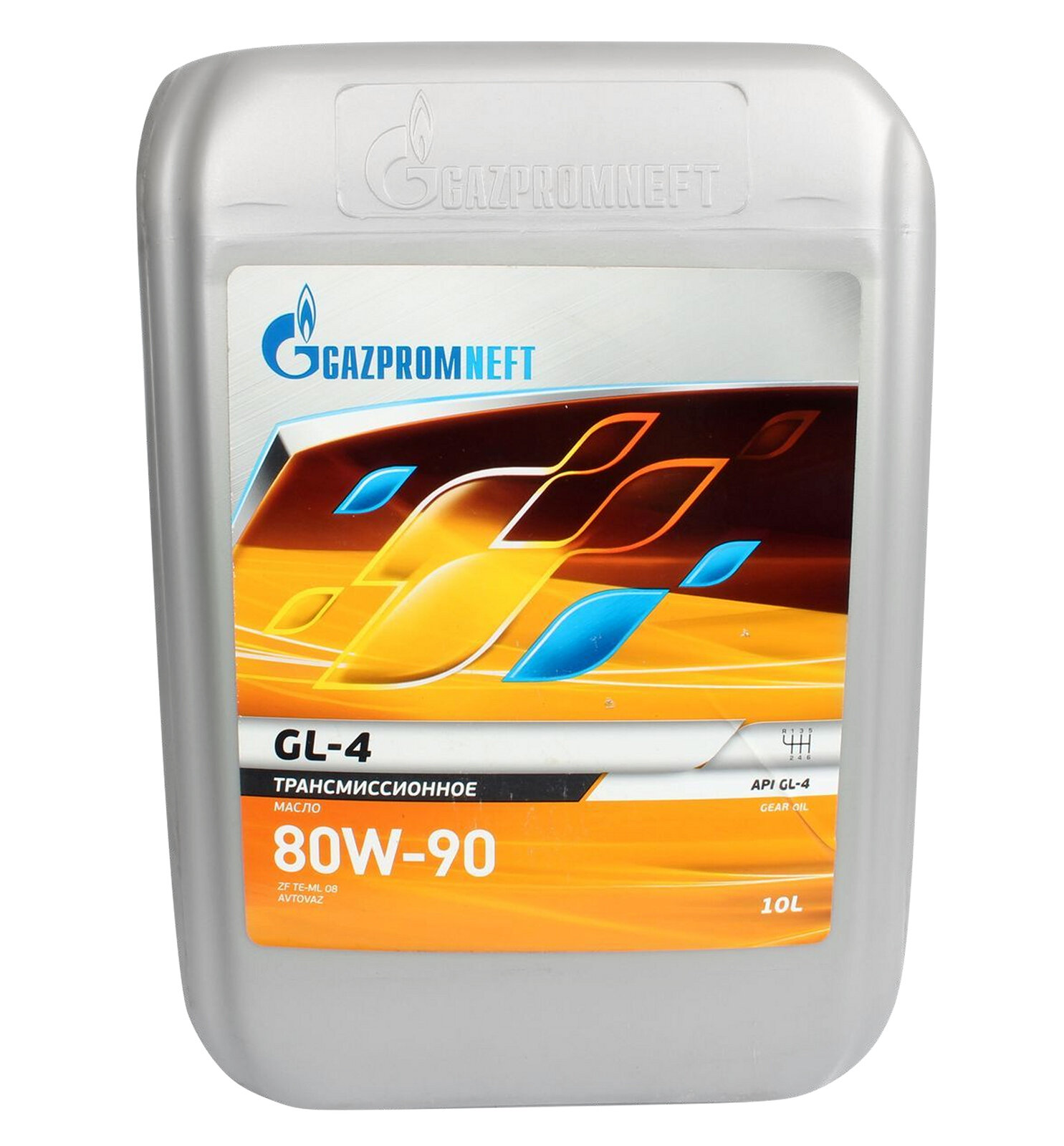 Трансмиссионное масло Gazpromneft GL4 80W90 / 2389906469 (10л)