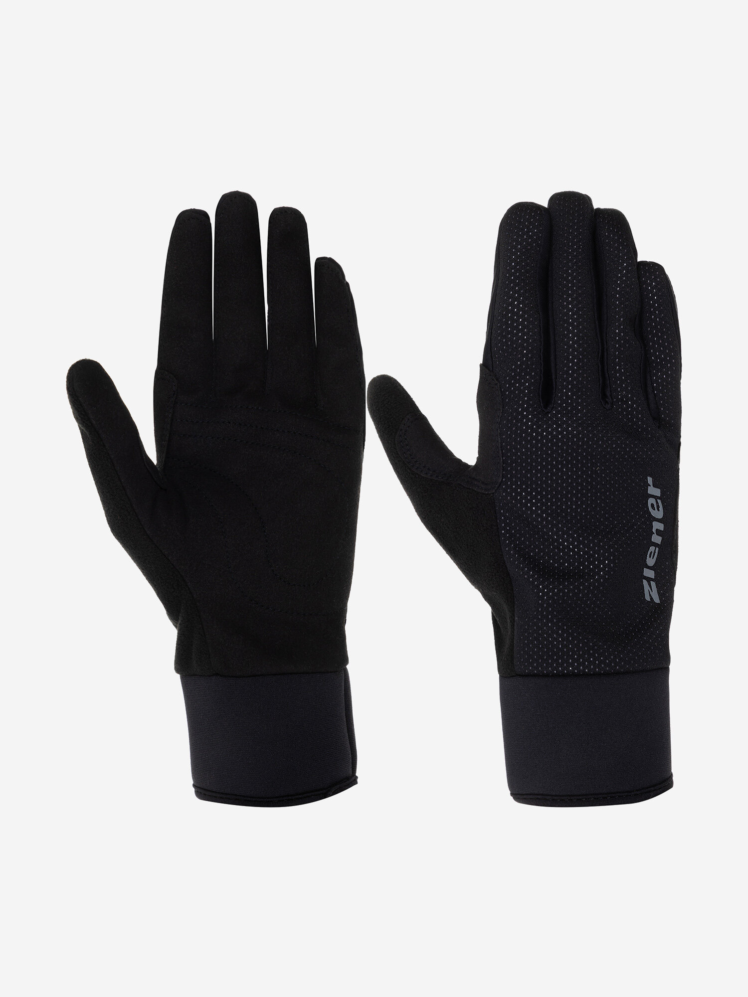 Перчатки Ziener для мужчин и женщин, размер 8, черный