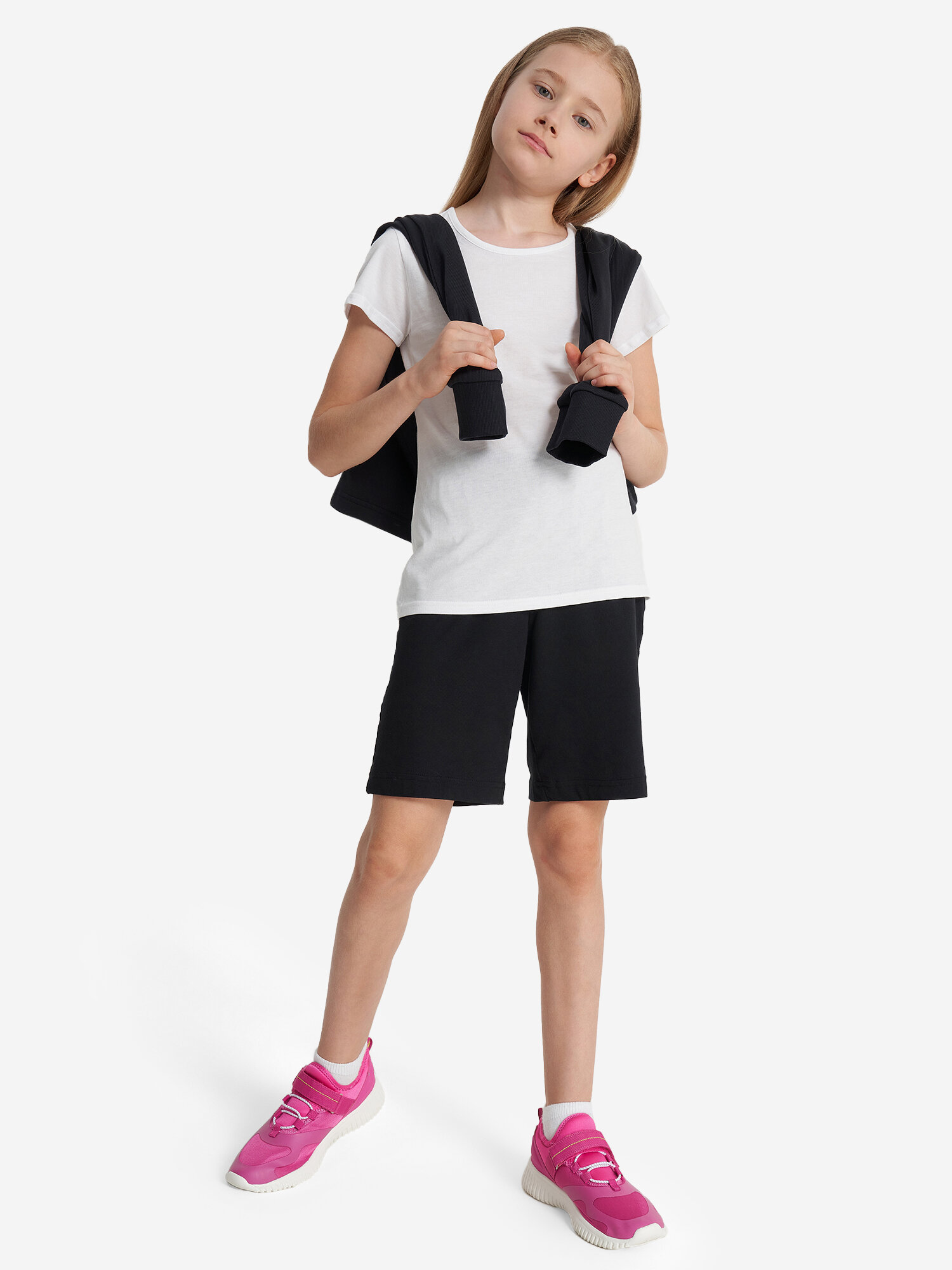 Футболка GSD, размер 134-140, белый — фото 1