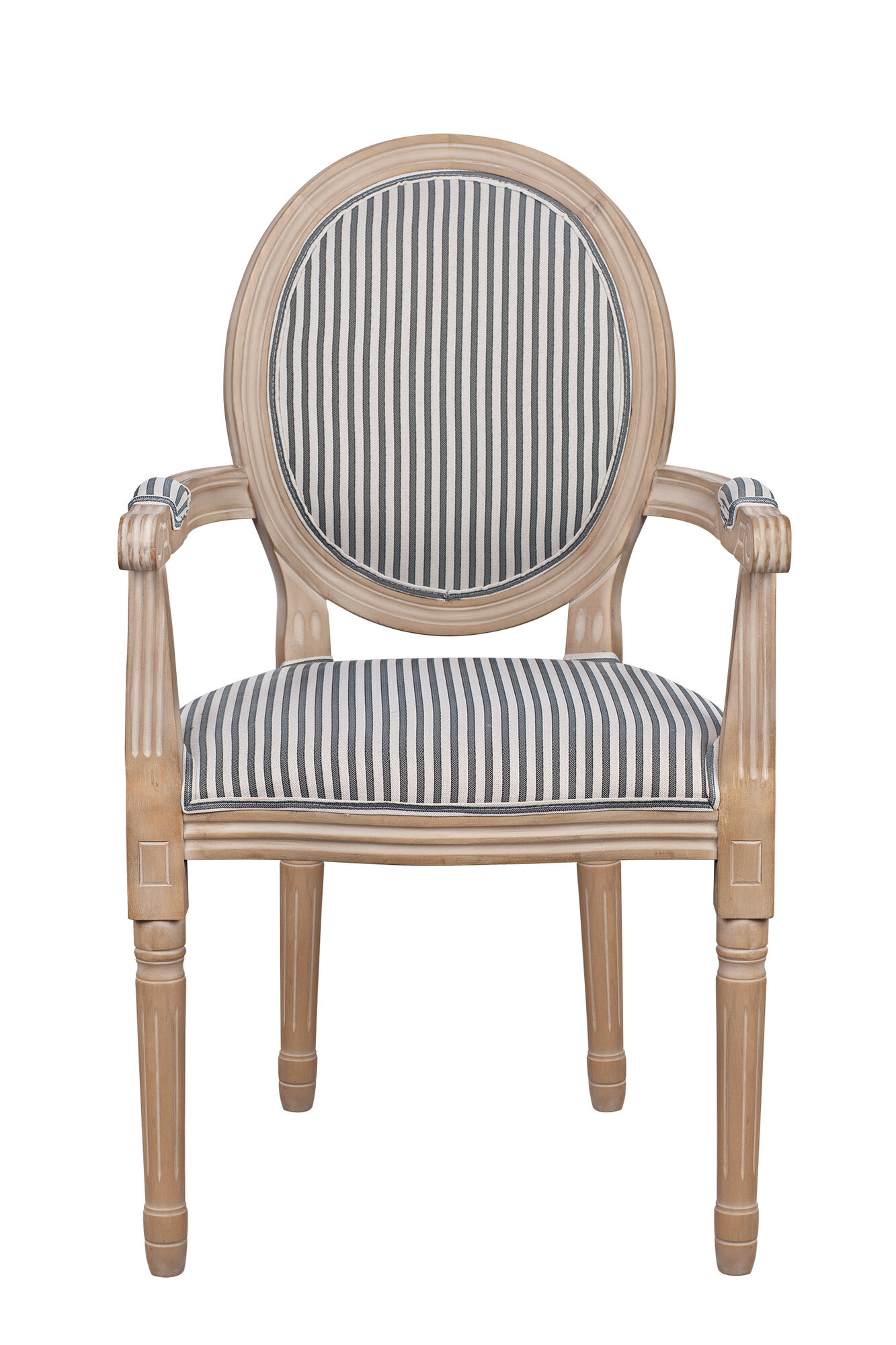 Стул Volker Arm Black Pinstripe