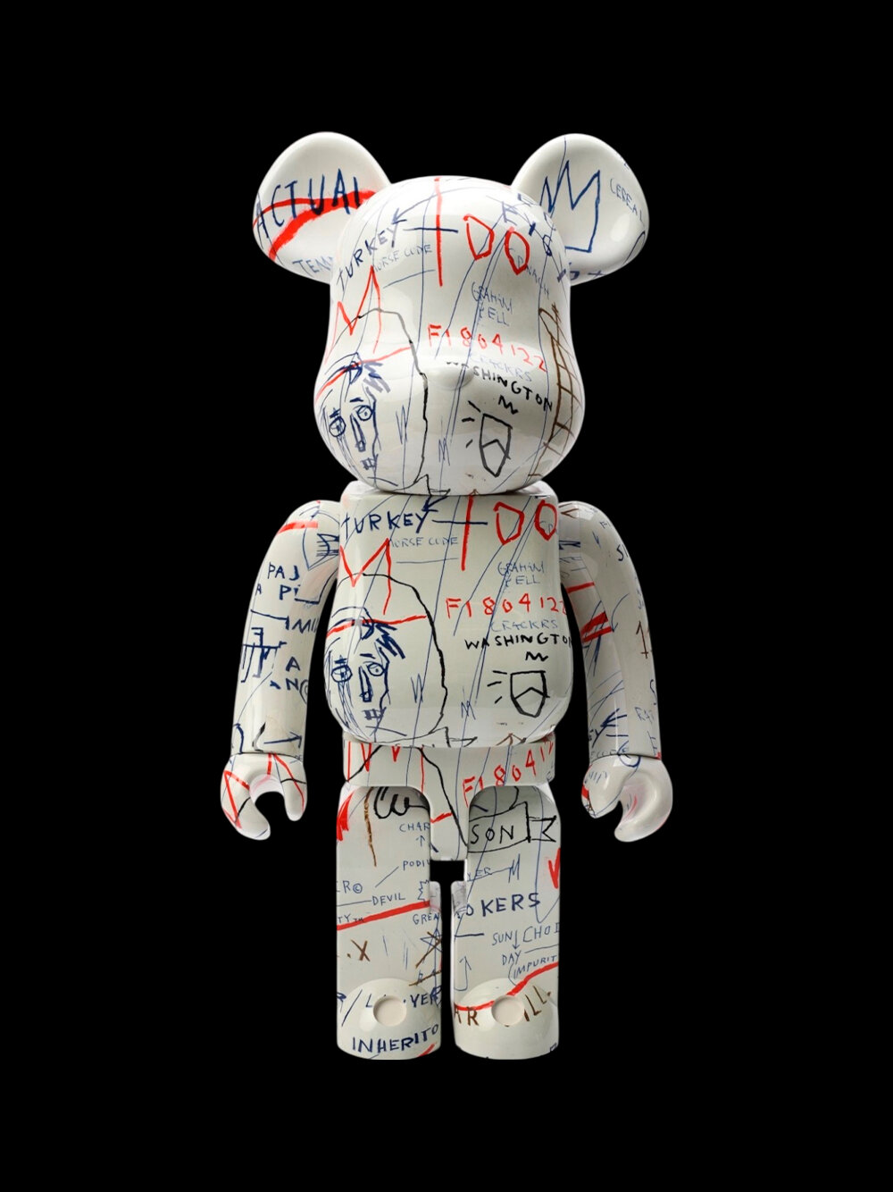 BE@RBRICK JEAN-MICHEL BASQUIAT #8 1000％ Bearbrick Jean Michel Basquiat #8 «1000%» купить с доставкой