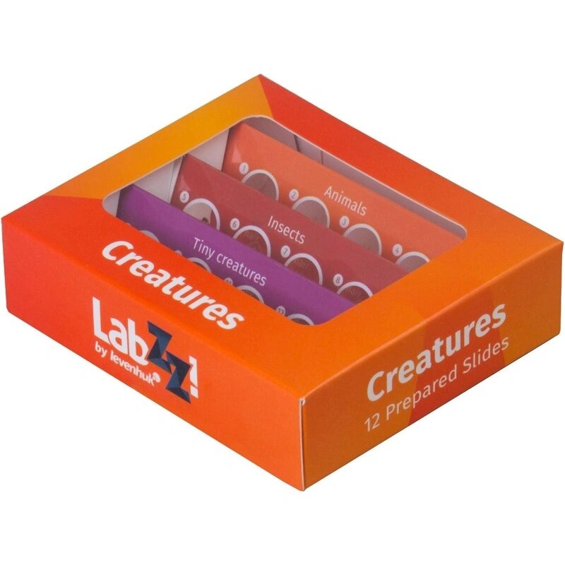Набор микропрепаратов Levenhuk LabZZ C12  существа 72868