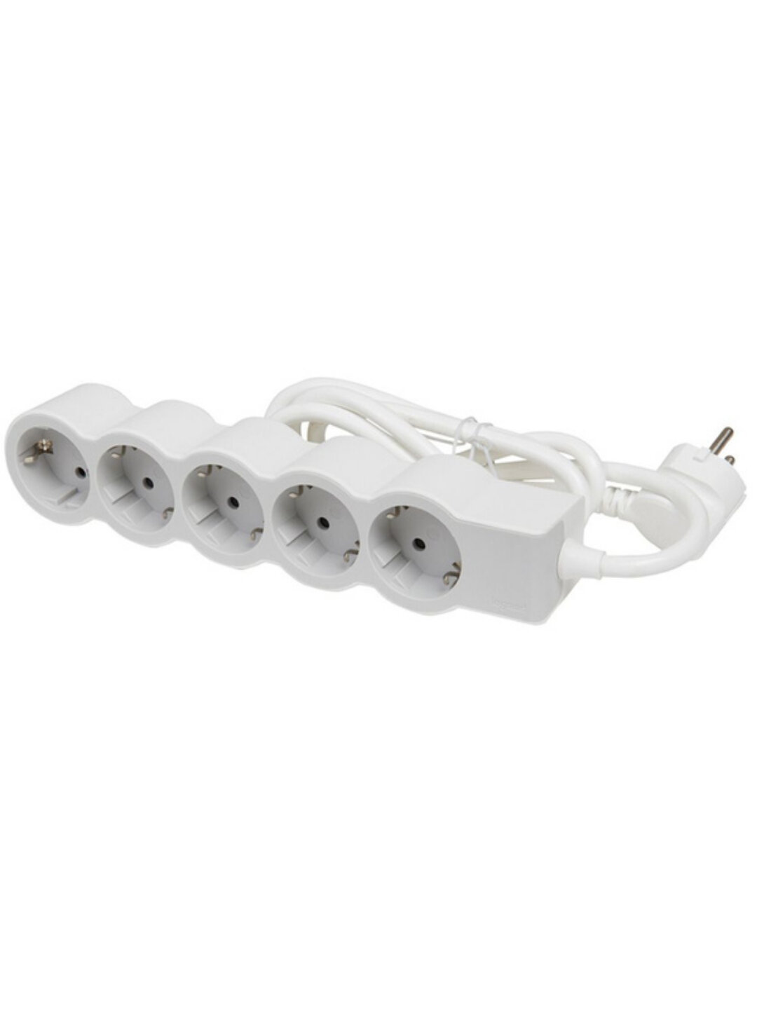Сетевой фильтр, удлинитель, 5 розеток, кабель 1,5 м, цвет белый
