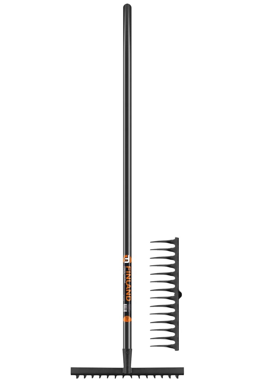 Грабли Finland 1704 прямые с черенком 130см 10 зубцов антикоррозийное покрытие