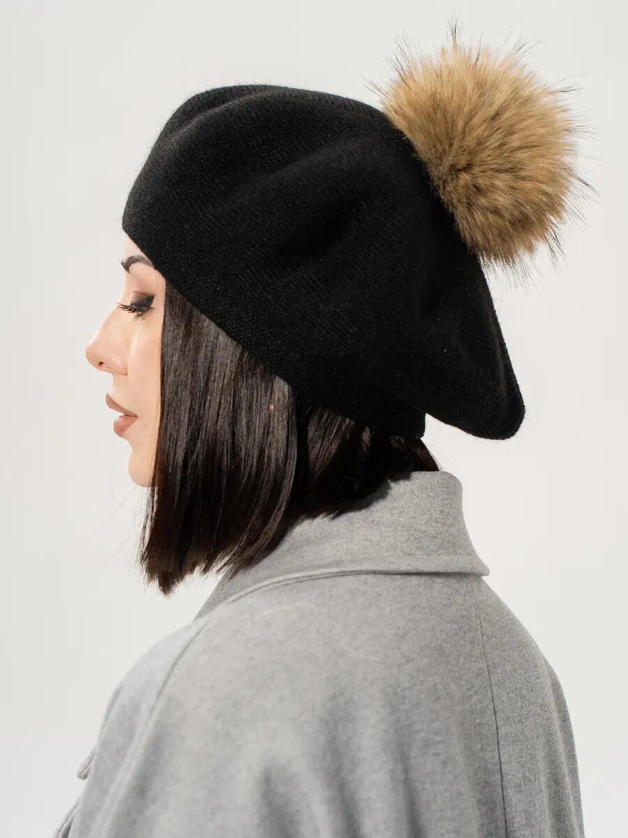 Берет  для женщин, размер 56-58, бежевый — фото 1