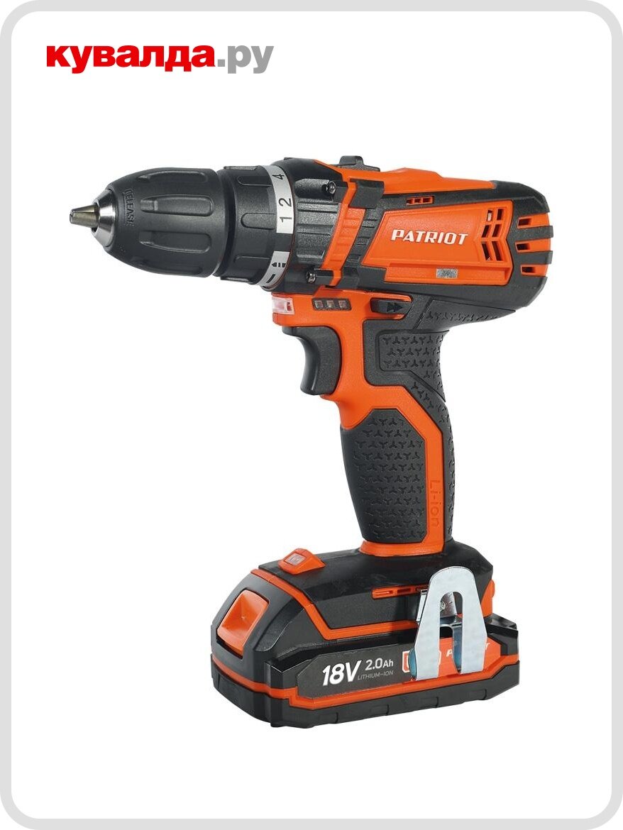 Дрель-шуруповерт аккумуляторная PATRIOT BR 183 UES