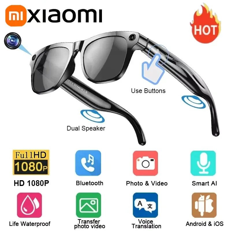 Изображение Xiaomi MIJIA Умные очки Full-View Anti-Fog Pro Black