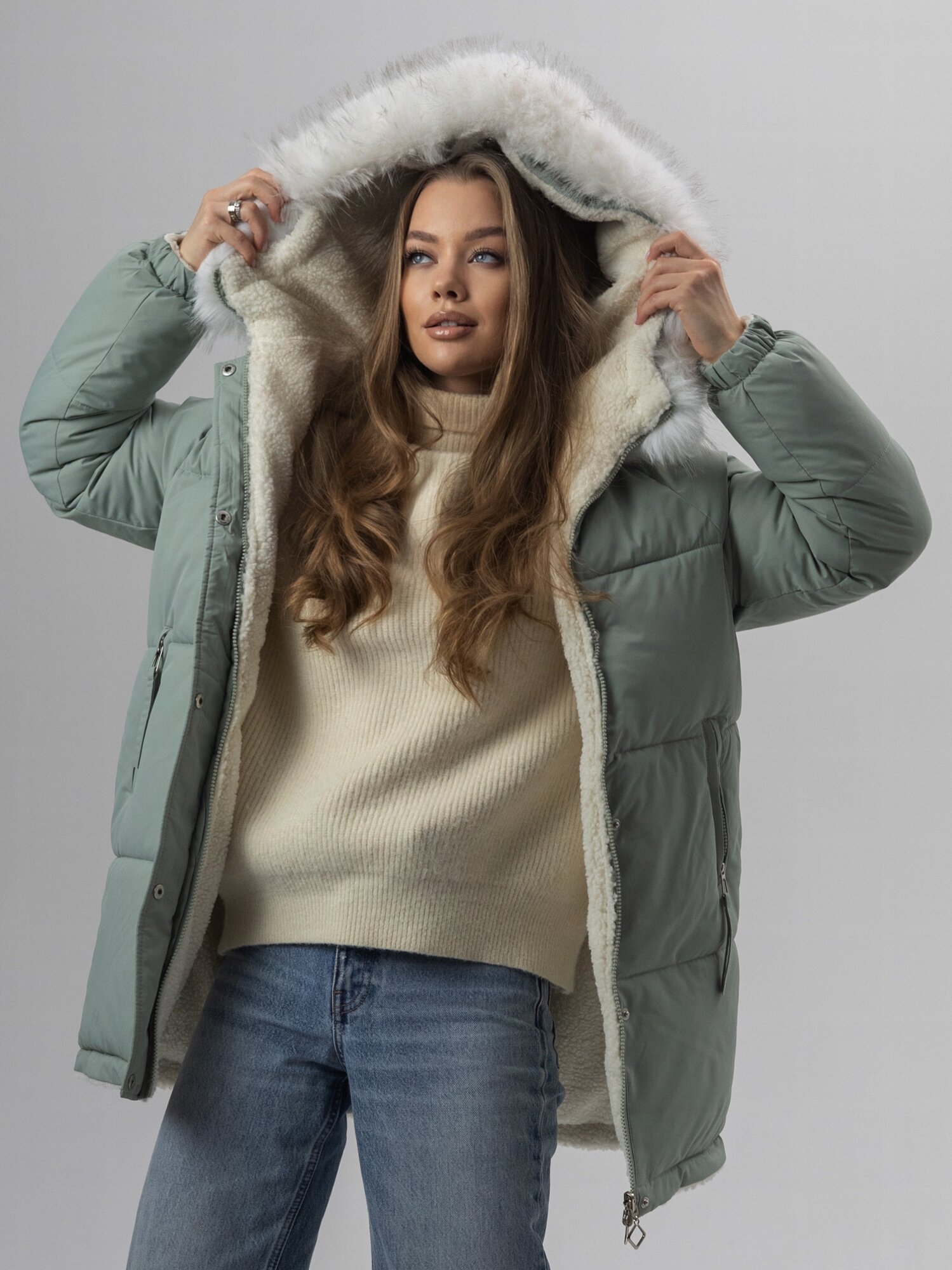 Куртка KUKUSH размер XXL мятный