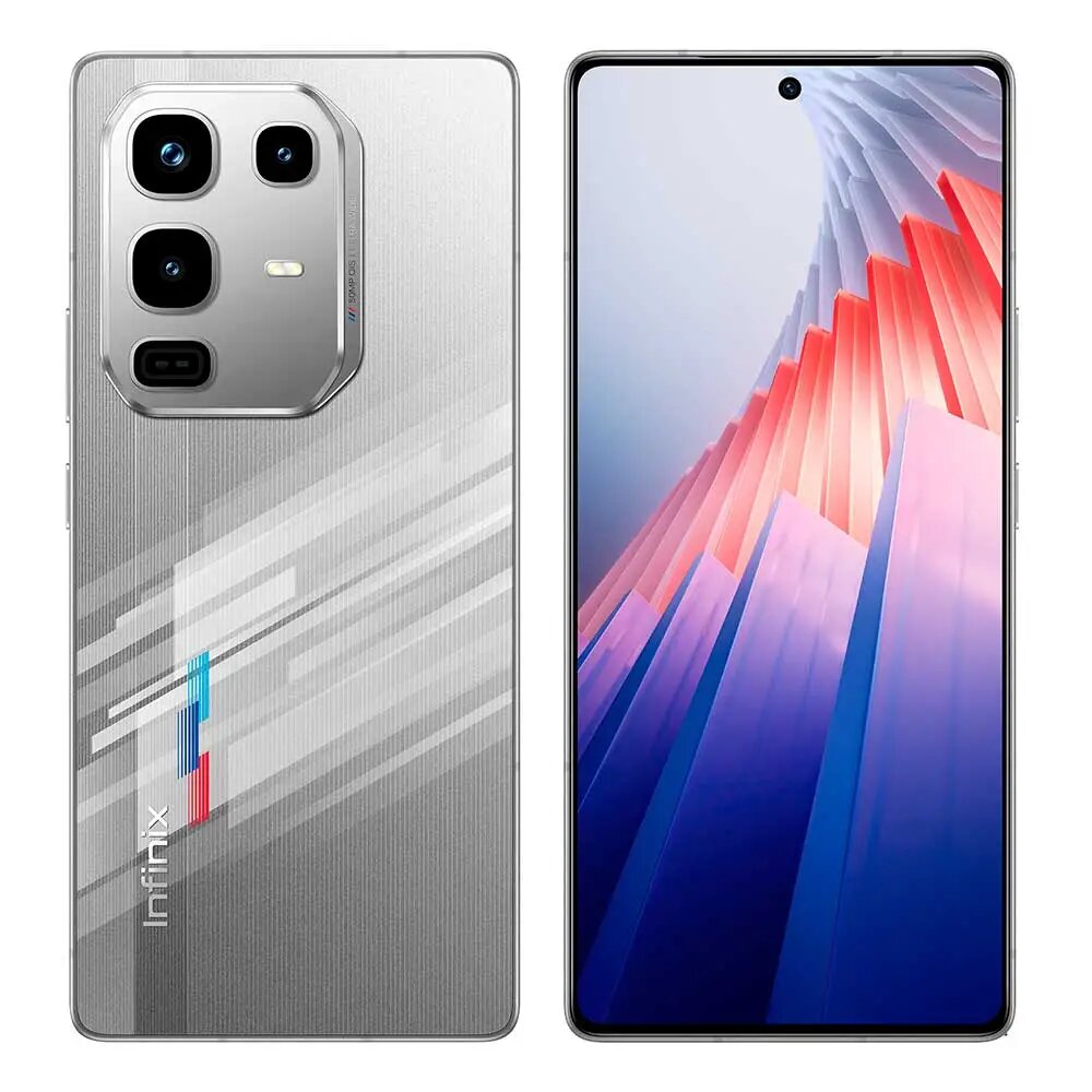 Смартфон Infinix Note 50 Pro, 12+12/256Гб, AMOLED 144Гц, 5200mAч 90W, беспроводная зарядка Серый