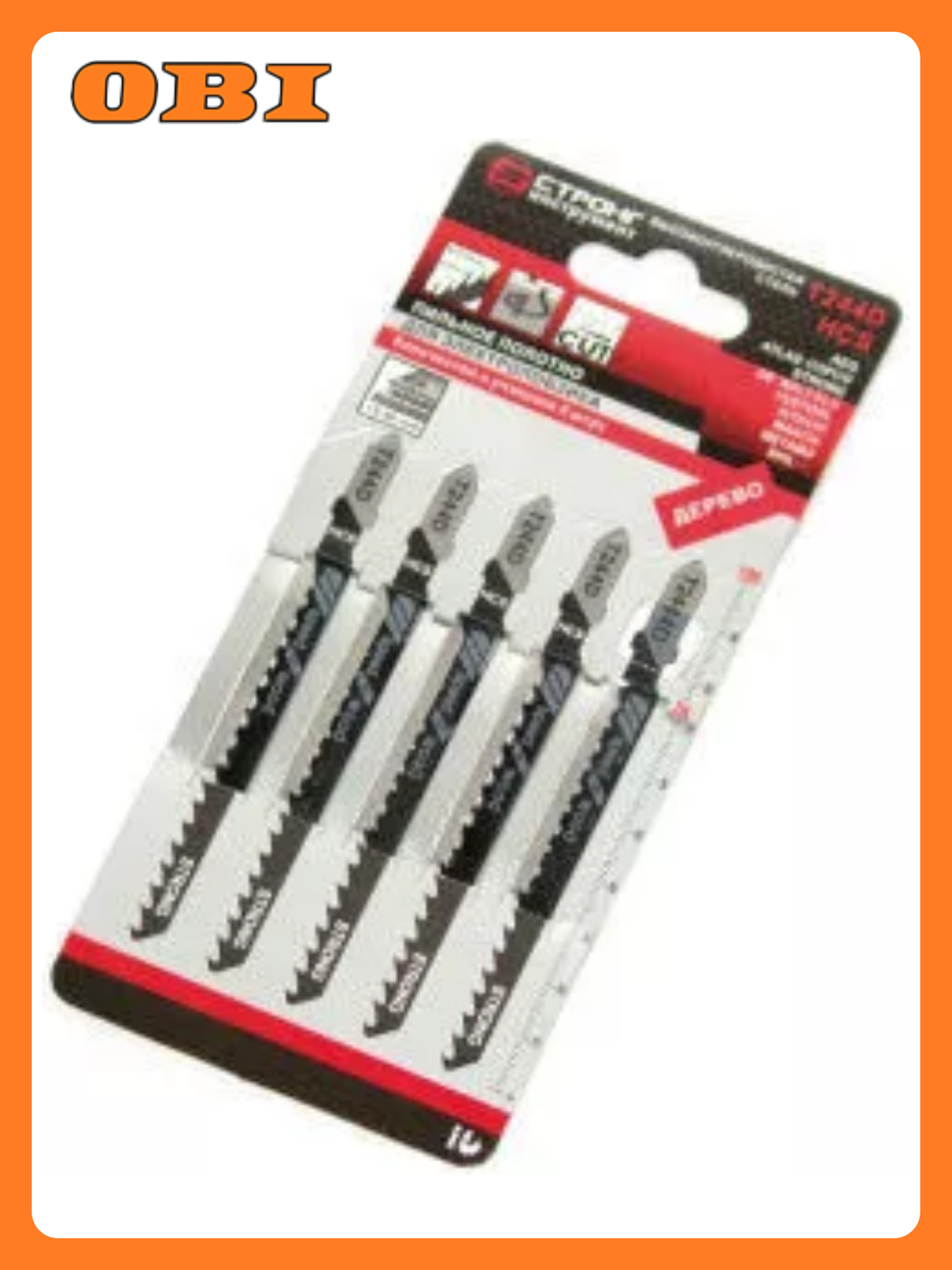 СТУ-211 Полотно для электролобзика T101BR ( по ламинату ) стронг 5шт