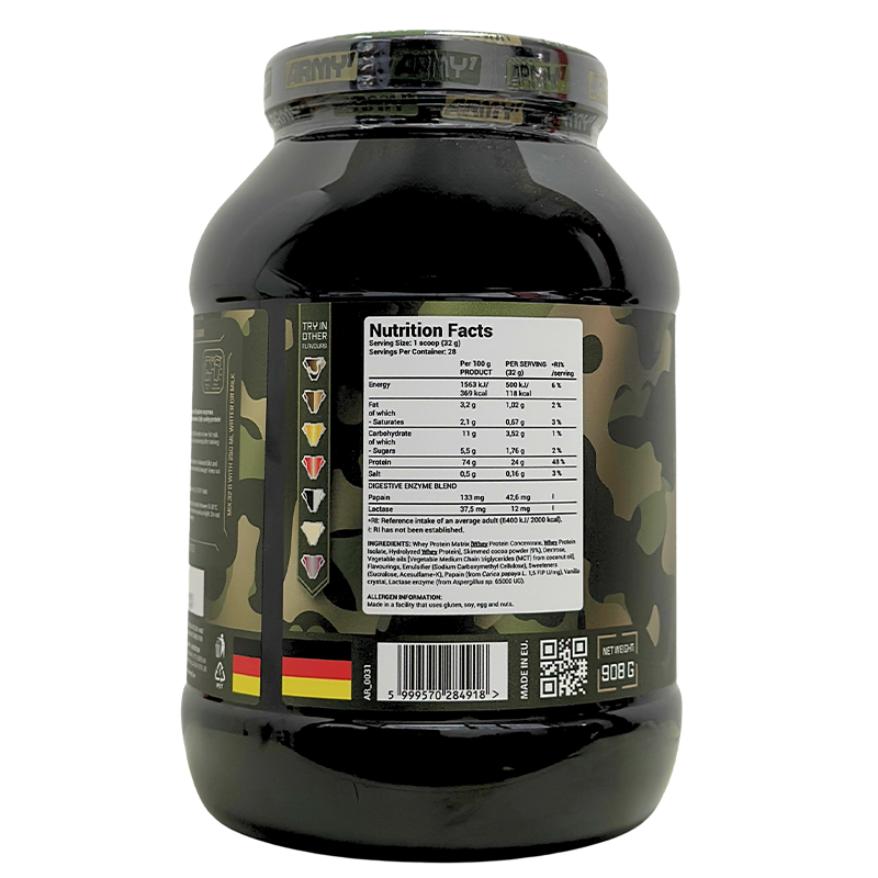 Army Whey Protein 908 г — сывороточный протеин для роста мышц — фото 1