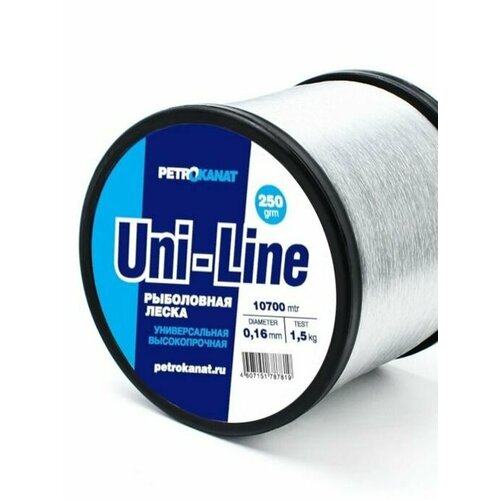 фото Универсальная леска uniline 0.20мм, 250 г. (6800 м) петроканат