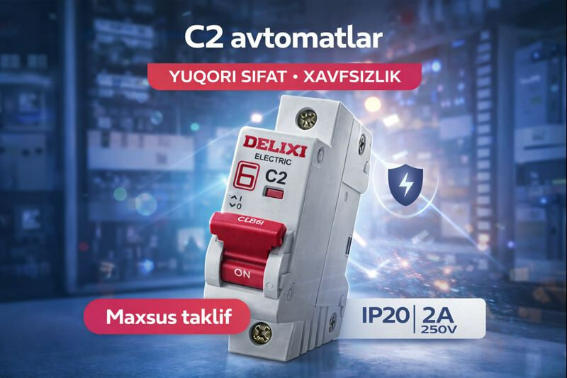 Авт. выкл. DELIXI CDB6i 1P C 2A