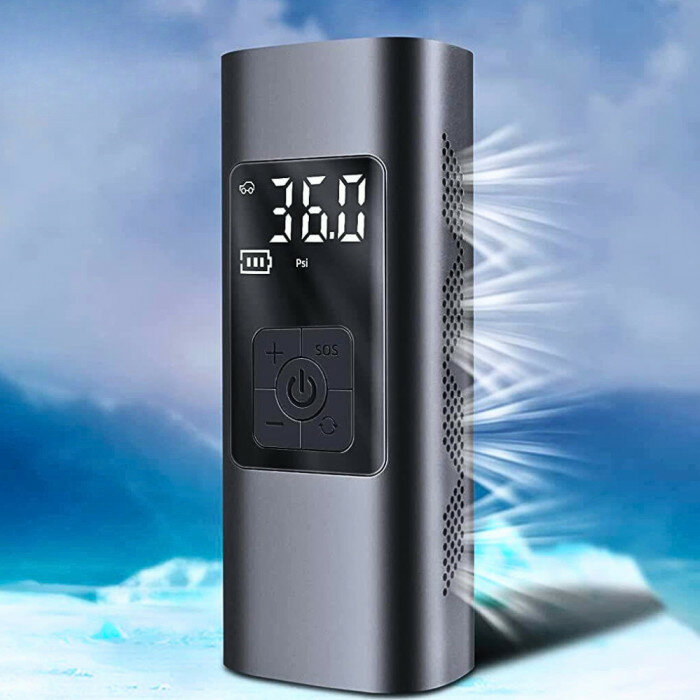 Автомобильный компрессор, электронасос, универсальный — фото 1