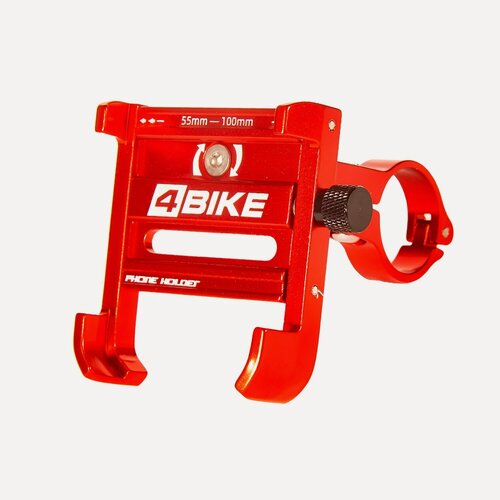 Изображение товара Держатель для телефона на руль 4BIKE 275RED поворотный красный
