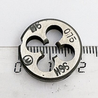 Плашка М6,0х0,75 HSS (D20мм, L5мм) — фото 1