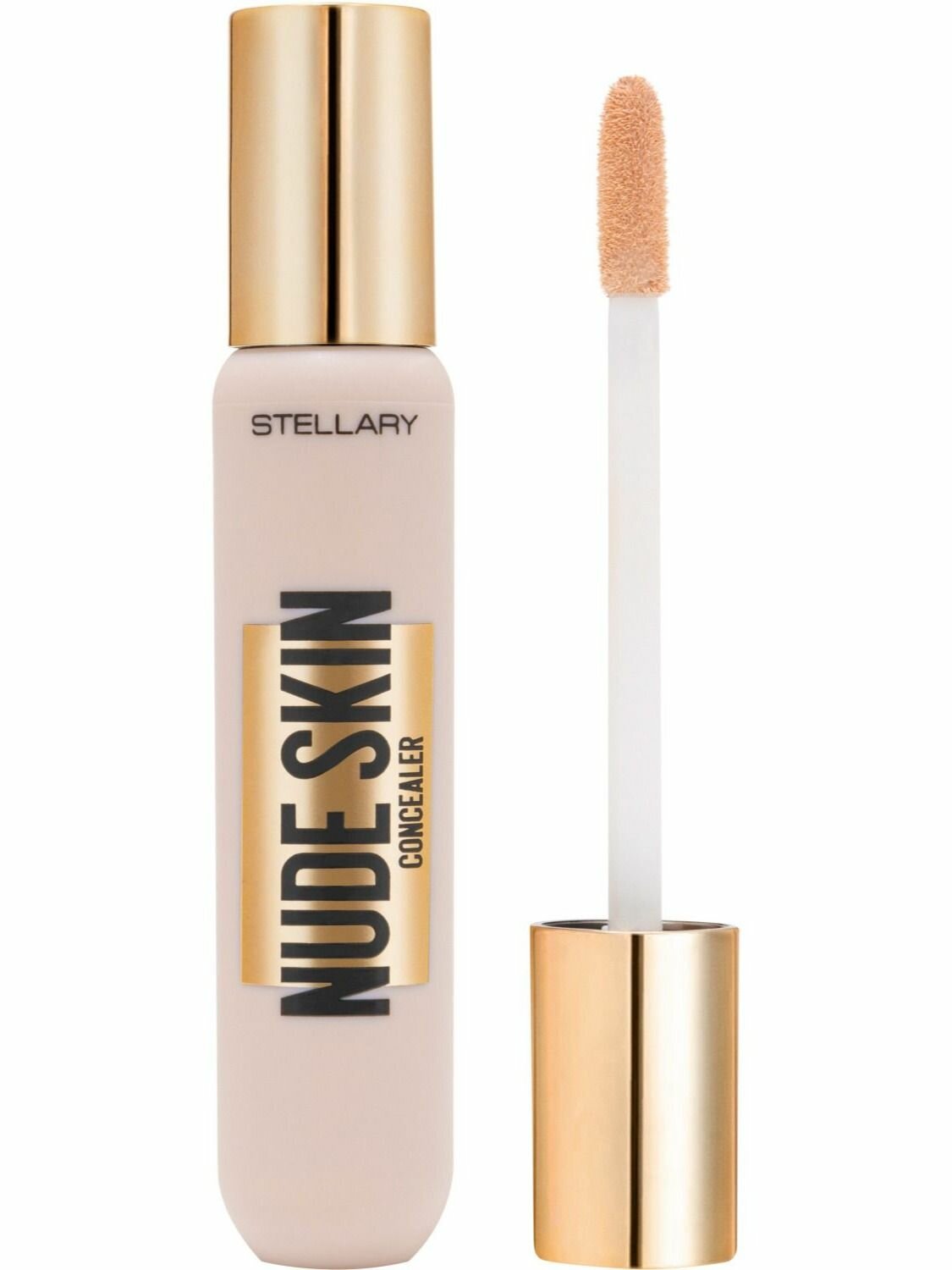 Stellary Кремовый консилер для лица 04 Золотисто-бежевый Nude skin с аппликатором