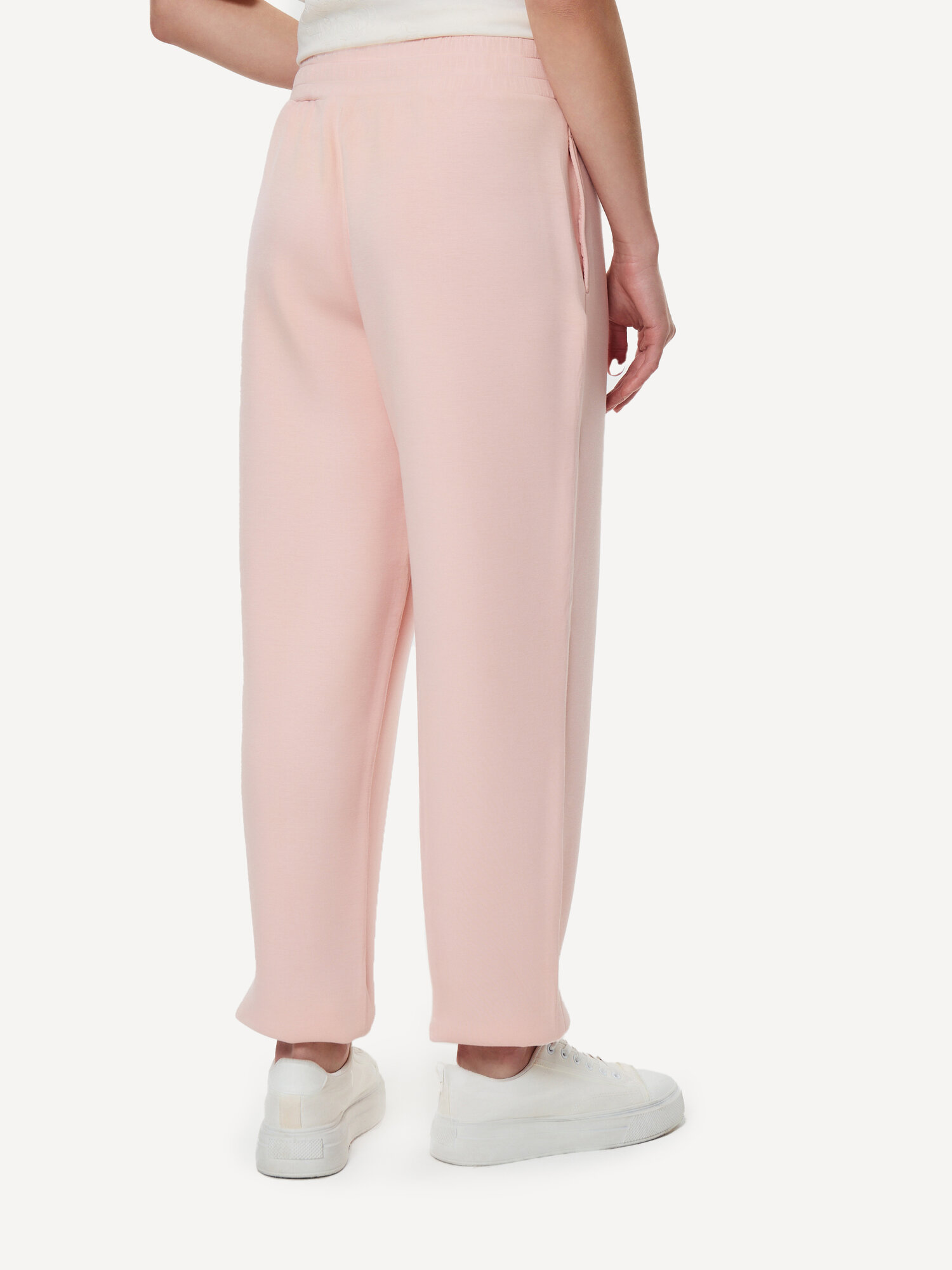 Брюки джоггеры GUESS Cecilia Scuba Jogger Pants, размер S, светло-розовый — фото 1