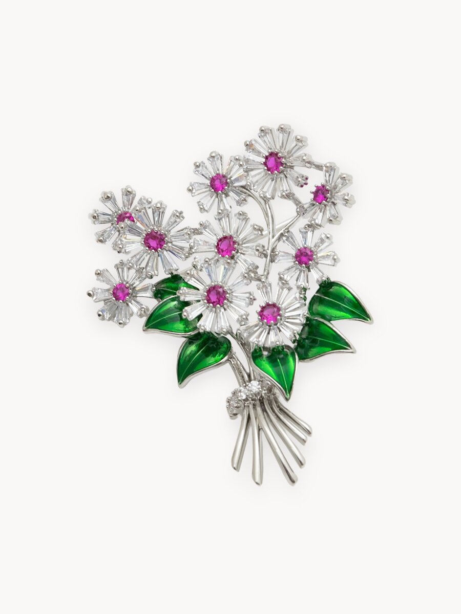 Брошь ЖемАрт, кристалл