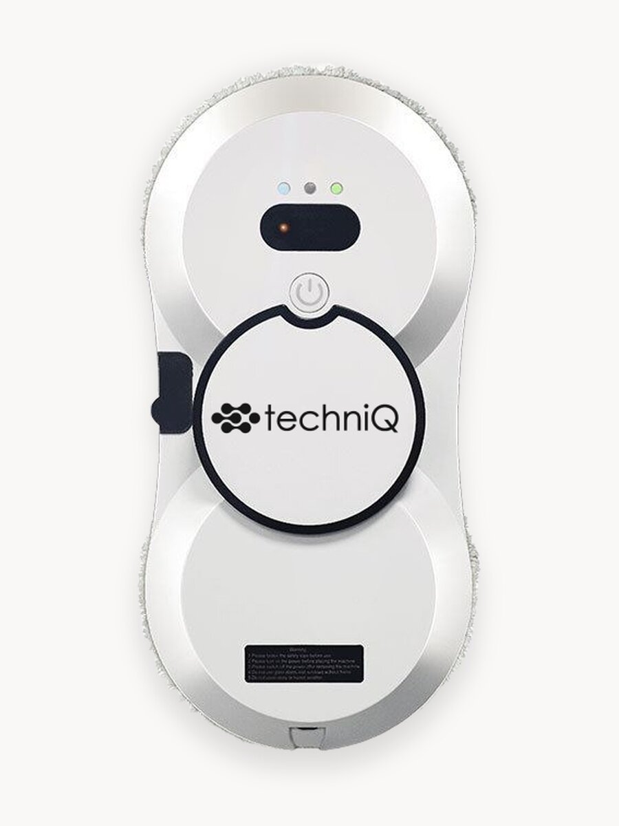 Робот-мойщик TechniQ с распылителем, для окон, зеркал, кафеля, белый