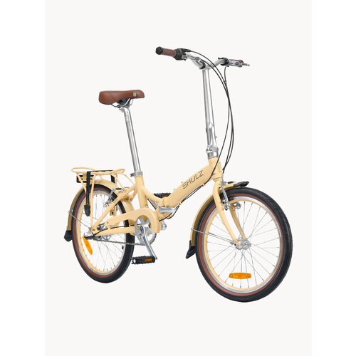 Складной велосипед SHULZ GOA V-brake Кремовый, колёса 20