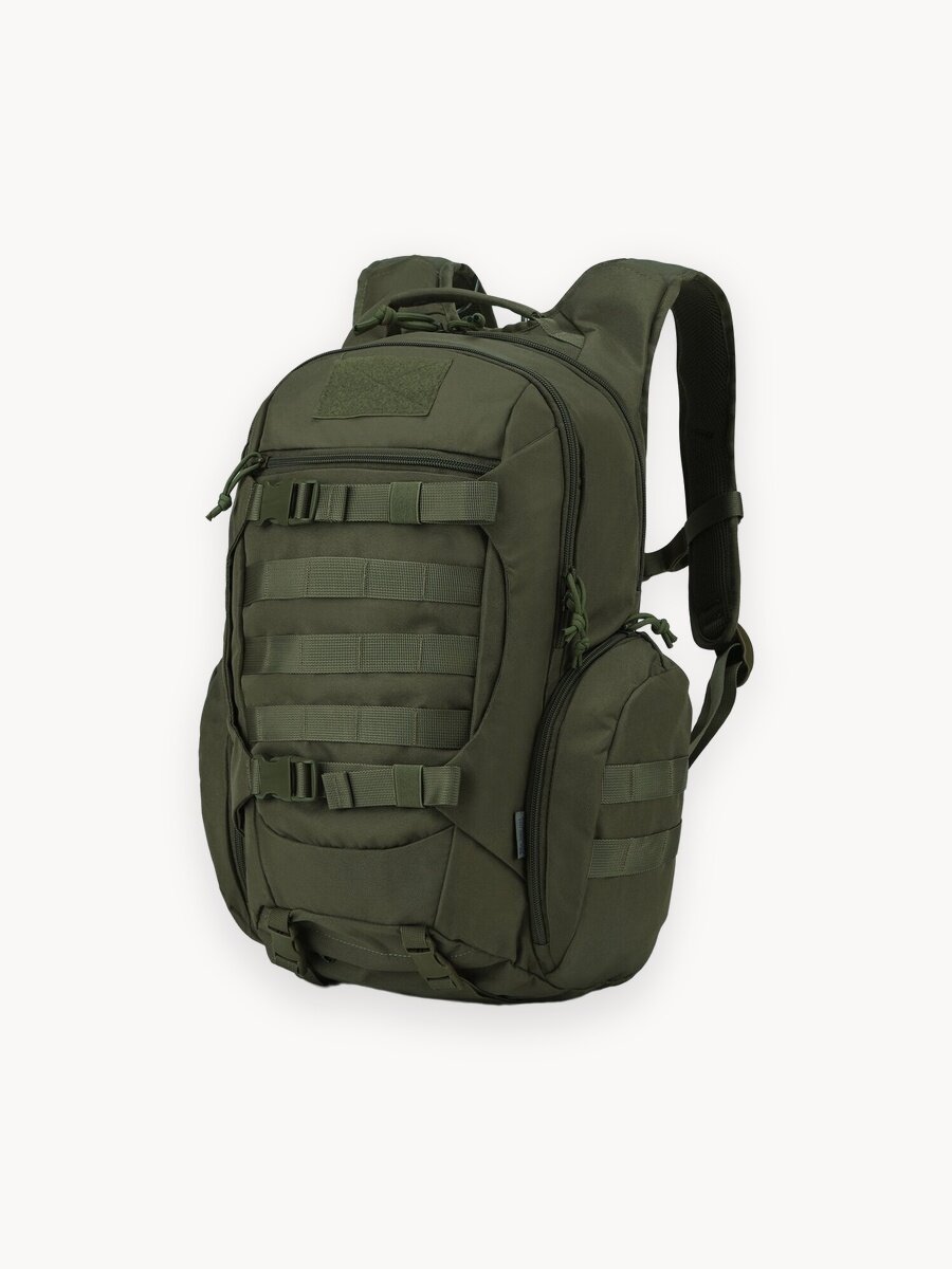 Рюкзак Snoburg "Snoburg" SN9004, мужской, тактический, оксфорд, зеленый, 30 л