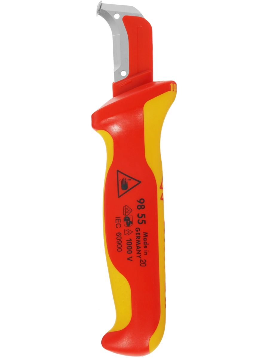 Нож KNIPEX диэлектрический (пластиковый) с лезвием 38 мм
