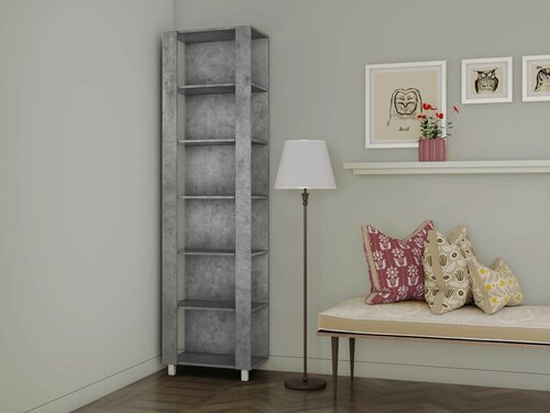 Изображение товара Стеллаж модульный Универсальный 35х60х220, Мебельная компания Е1, Бетон