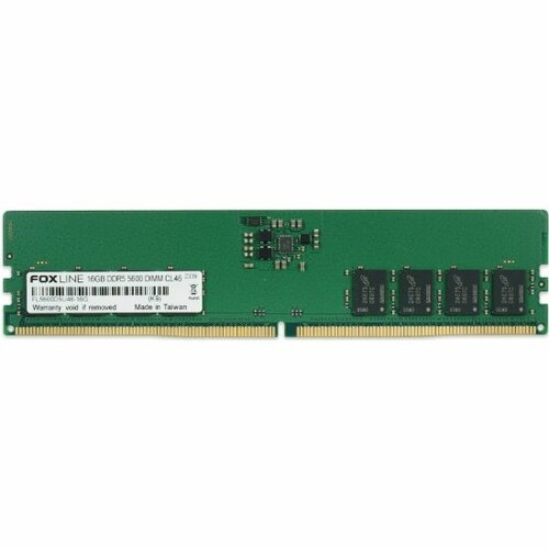 Оперативная память Foxline DIMM 16GB DDR5-5600 FL5600D5U46-16G 529000₽
