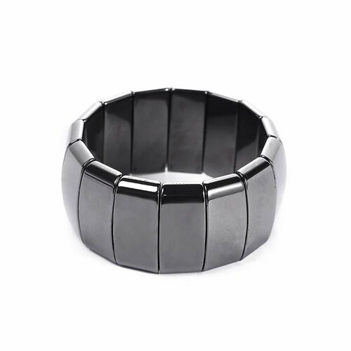 Браслет diSat, гематит, 1 шт., размер 23 см, размер one size, серый