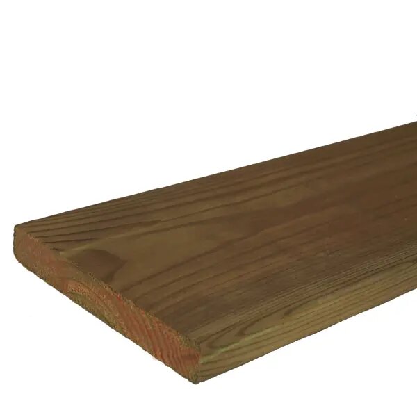 фото Планкен импрегнированный 20x140x3000 мм хвоя прямой с фаской угла