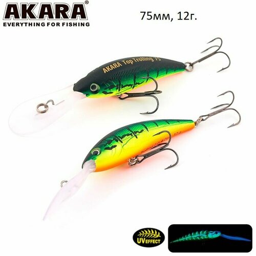 Рыболовная приманка Воблер Akara Top Trolling 90мм. 17г. №A16