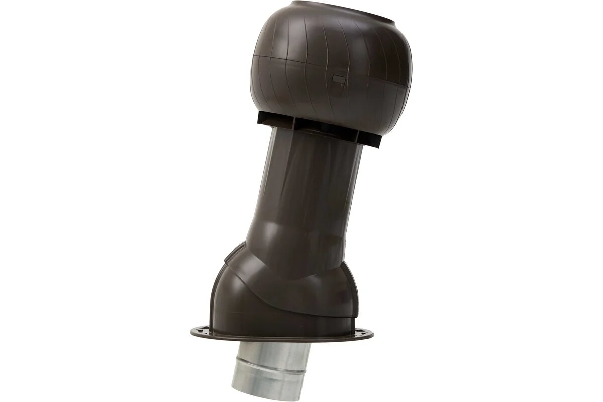 Gervent Static Комплект кровельный вентиляции для фальцевой и готовой кровли из гибкой черепицы, темно-коричневый КбДС/темкор