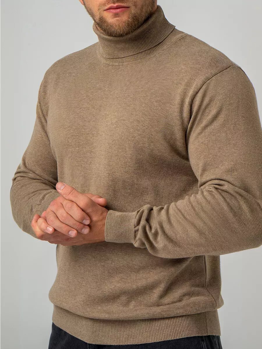 Свитер Happyfox Свитер HappyFox, размер 52, , коричневый