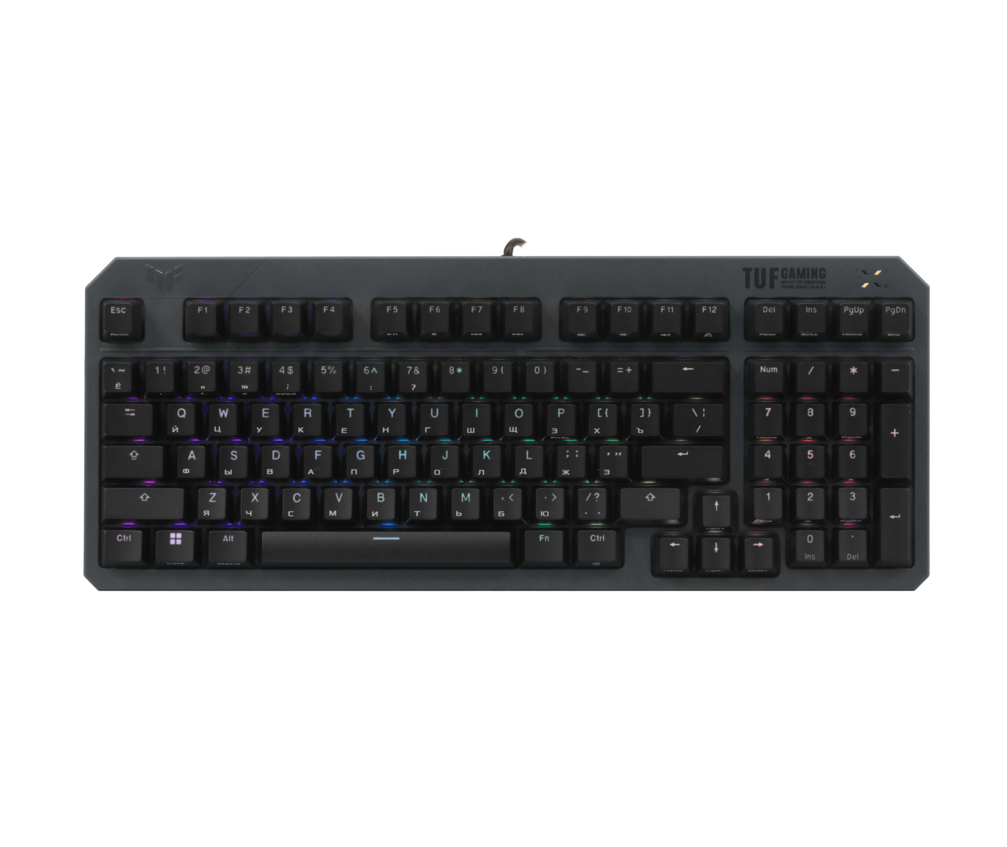 Клавиатура игровая ASUS RA07 TUF K3 GEN II (90MP0390-BKRA01) черный