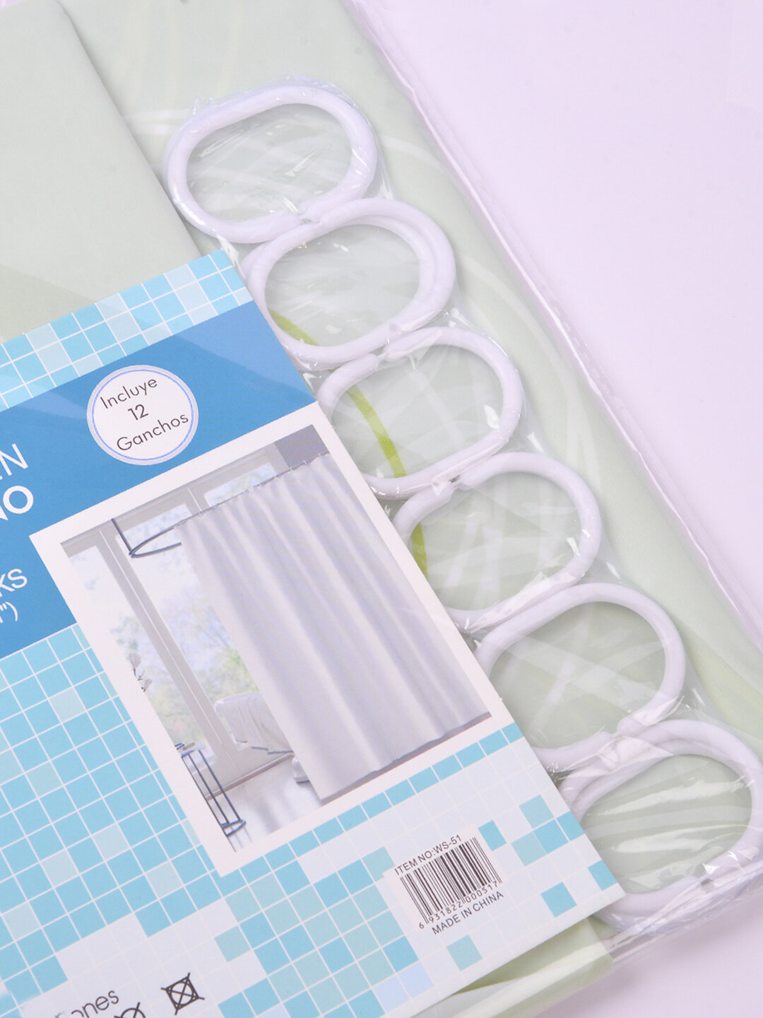 Штора для душа и ванной, 180 * 180 см, влагостойкий, яркий принт — фото 1