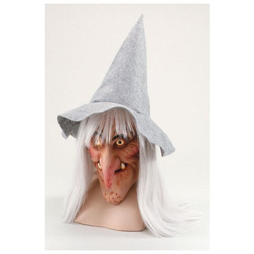 фото Маска ведьмы в серой шляпе (арт. пб808) bristol novelty