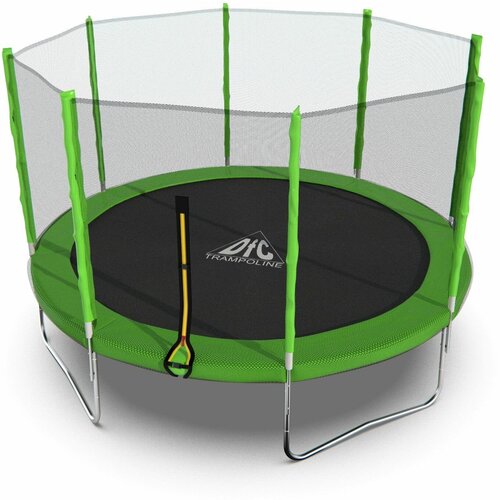 батут dfc trampoline fitness 12ft Батут DFC Trampoline Fitness с сеткой 12ft