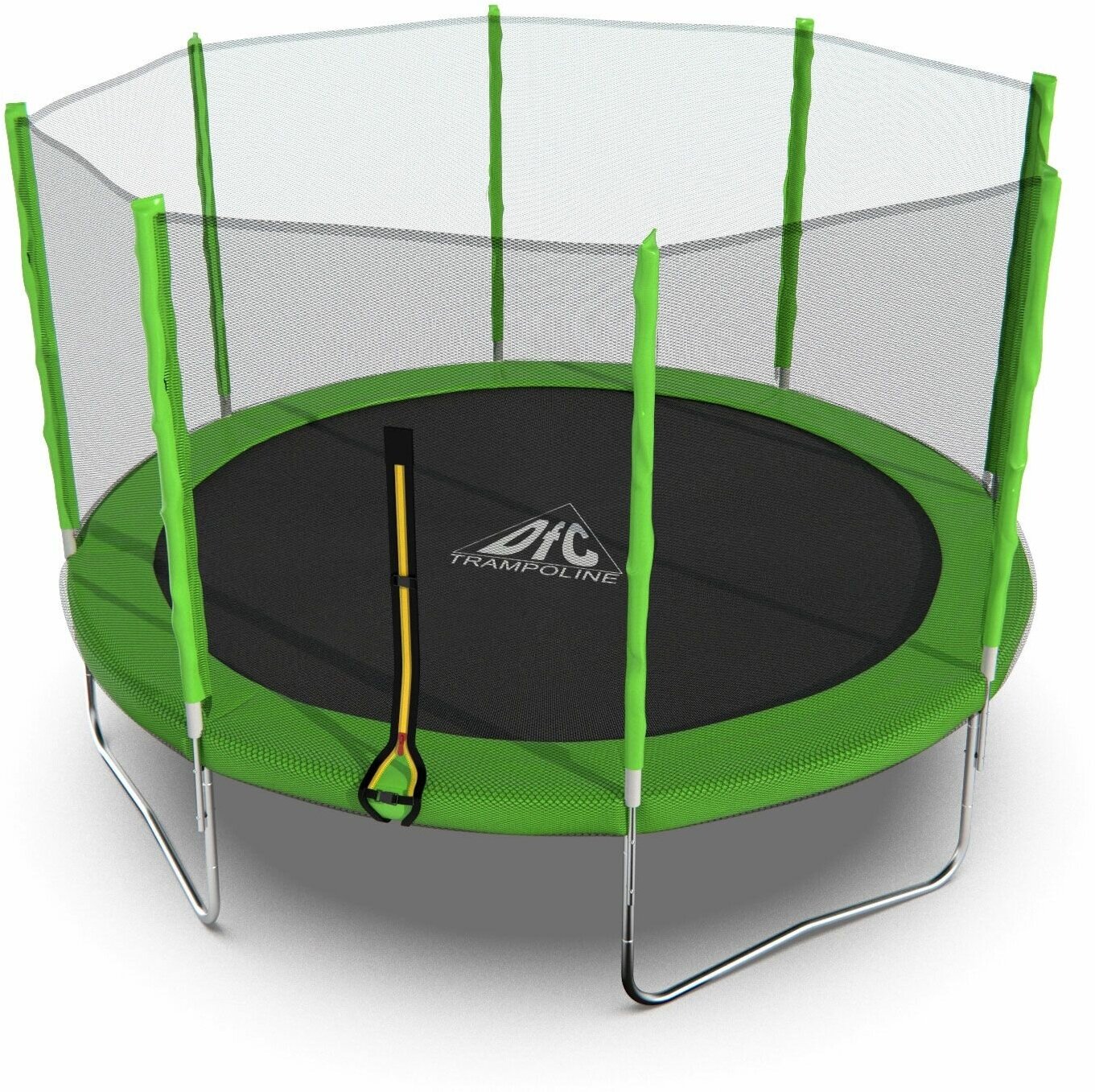 Батут DFC Trampoline Fitness с сеткой 12ft