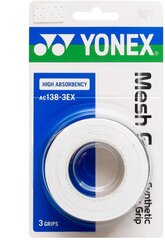 Обмотка для ручки ракетки Yonex Overgrip AC138EX Mesh Grap x3, White