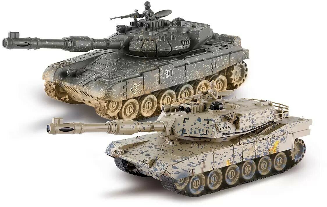 Набор техники Crossbot Танковый бой Т-34 (СССР) - Tiger (Германия) 870623 1:24 35