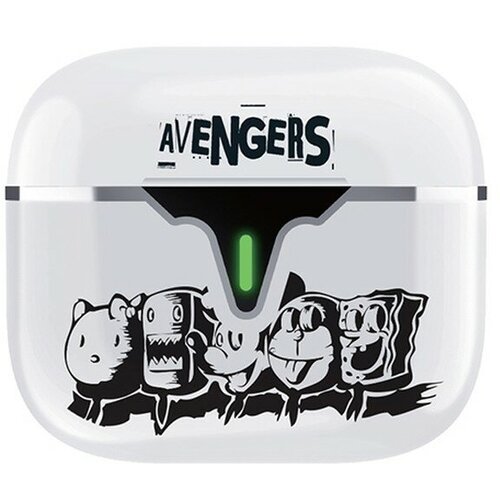 Наушники Qumo LiFE Avengers ВТ 0101 беспроводные вкладыши с микрофоном TWS Bluetooth белый 109000₽