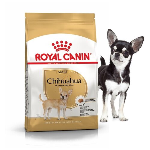 Сухой корм Royal Canin Chihuahua для взрослых собак породы чихуахуа, 1,5 кг