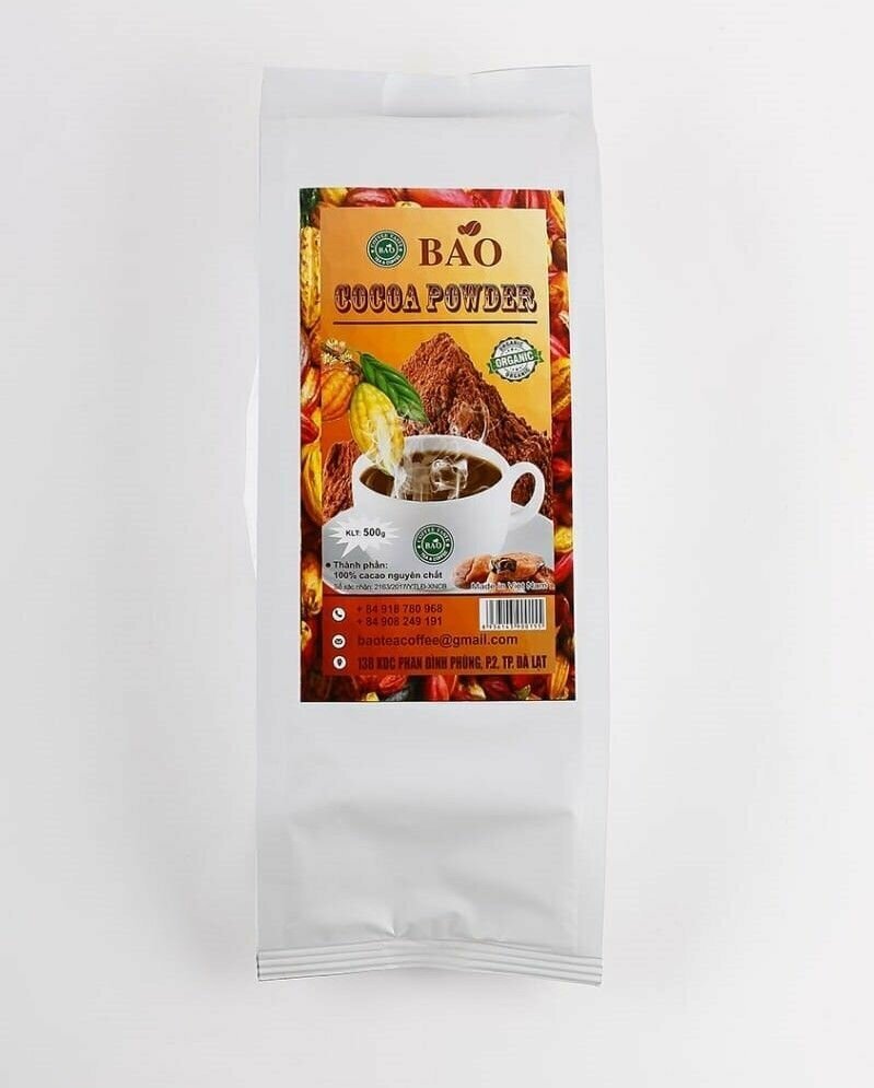 Какао-порошок 100% натуральное вьетнамское какао BAO - Сocoa powder 500 грамм - фотография № 3
