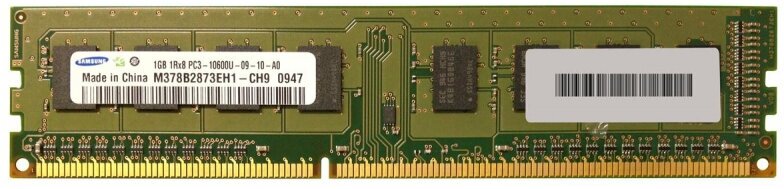 Оперативная память Samsung 1 ГБ DDR3 1333 МГц DIMM CL9 M378B2873FH0-CH9