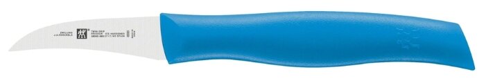Нож для чистки овощей TWIN Grip, 60 мм, голубой